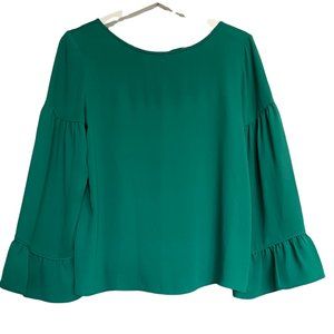 Loft Long Sleeve Blouse with Bell Sleeve